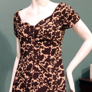 Peruvian Connection Silk Chairoscuro Dress